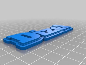 diesel tag gas stations keychains customized 3d print model - Mito3D