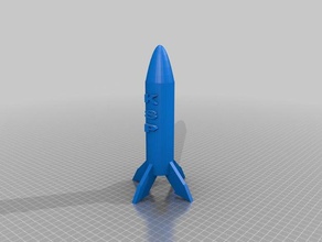 el cohete los juguetes juegos modelo de espacio la nave espacial tinkercad 3d print model - Mito3D