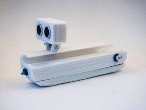 gabinete 1&ordm prototipo auxiliar electr&oacutenico par navegaci&oacuten ciegos disminuidos visuales d'autres arduino nano aveugle 3d print model - Mito3D