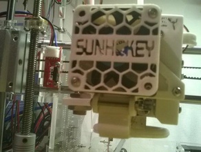 sunhokey prusa i3 Düse Kühler 50x50 3d Drucker Teile fan mount Kühlung 3d print model - Mito3D