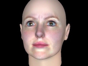Frauen android-face-latex-Maske Robotik 3d print model - Mito3D