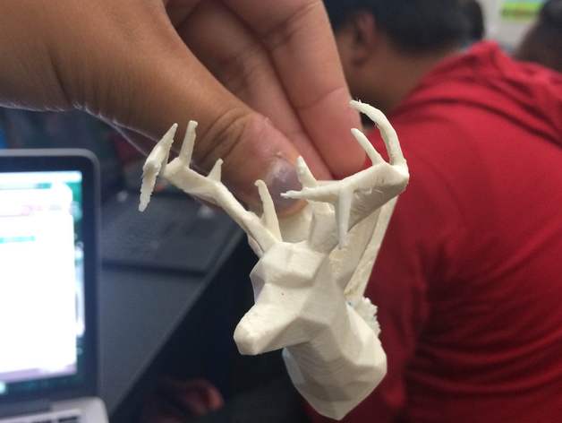 deer head hanger 3d printer accessories 3D print model - Mito3D