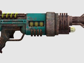 fallout new vegas şarj tüfek sahne 3d print model - Mito3D