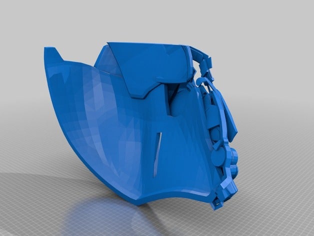 bathelmet arkham asylum sahne 3D print model - Mito3D