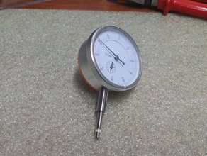 dial gauge back cover parts 3d print model - Mito3D