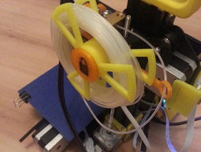 mini carrete afinibot creality de la impresora 3d accesorios el filamento titular soporte bobina 3d print model - Mito3D