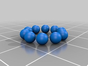 my customized ball bearing generator tools 3d print model - Mito3D