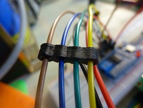 filo clip strumenti arduino via cavo di la gestione dei cavi morsetto saltatore conduttore 3d print model - Mito3D