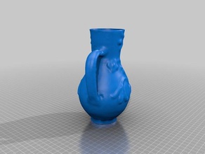 traditional romanian jug 3 scans replicas 3d print model - Mito3D