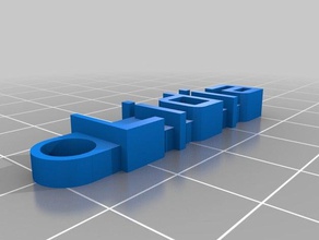 lidia organização personalizado 3d print model - Mito3D
