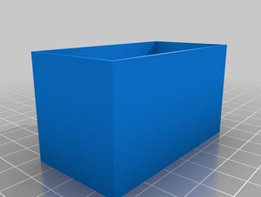 schachtel offen Container angepasst 3d print model - Mito3D