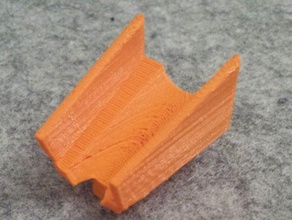 ramp wings rail quadrilla marble run construction toys 3d print model - Mito3D