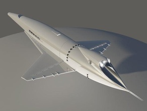 2001 orion iii spaceplane costruzione giocattoli 3d print model - Mito3D