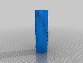 makergear m2 paint roller 2d art customized 3d print model - Mito3D