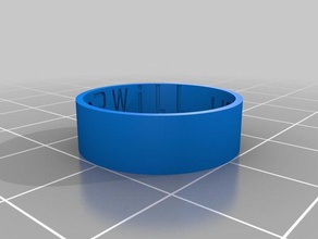 du mich heiraten ring Ringe angepasst 3d print model - Mito3D