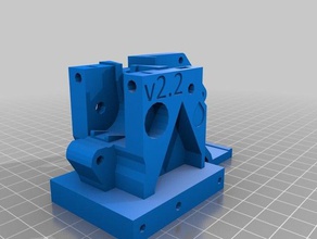 colar extrusora de 10 cc v22 extrudeuse &agrave p&acircte 3d a impressora extrusoras universal 3d print model - Mito3D