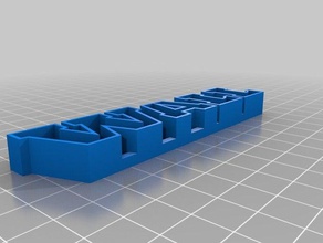 wall tag sculptures customized 3d print model - Mito3D