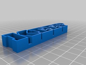 manter o armazenamento de texto esculturas personalizado 3d print model - Mito3D