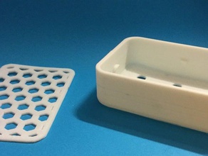 jabón titular cuarto de baño accesorios creado freecad los hogares popular soapdish plato la jabonera 3d print model - Mito3D