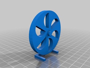 perpetual motion wheel interactive art customized 3d print model - Mito3D