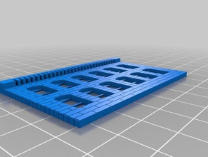 özelleştirilmiş modüler bir bina binalar yapılar 3d print model - Mito3D