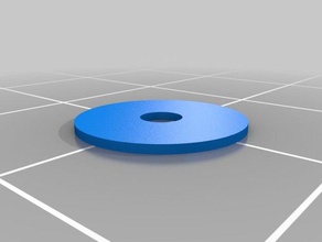 my customized circular washer customisable replacement parts 3d print model - Mito3D