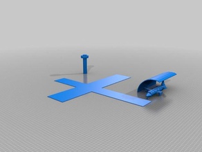 aeropuerto 3d de la impresora partes avión viajes 3d print model - Mito3D