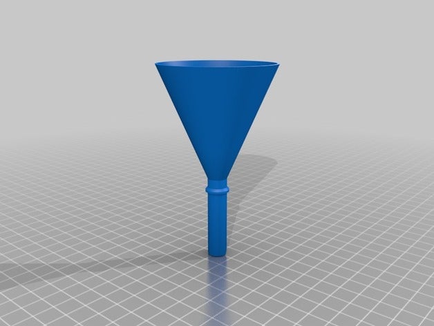 funnel 4mm 7mm 8mm diy funnels 3D print model - Mito3D