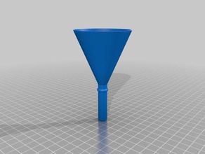 funnel 4mm 7mm 8mm diy funnels 3d print model - Mito3D
