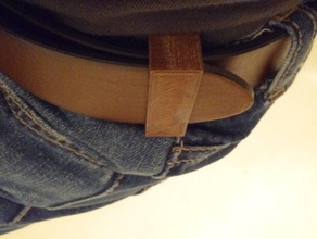 clip de ceinture tenir extrémité la queue accessoires 3d print model - Mito3D