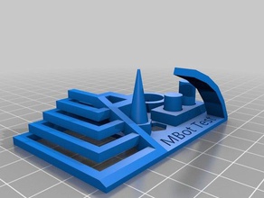 mbot impressora 3d modelo de testes impressão 3d print model - Mito3D