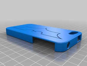 elegante iphone 4 de batman caso 3d impresión 3d print model - Mito3D