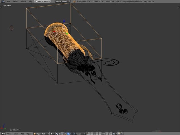 iki parça kılıç kalıp kolu araçlar reçine 3D print model - Mito3D