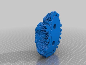-beyin redux aydınlatılmış açtı biyoloji 3d print model - Mito3D