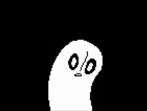 napstablook video juegos carácter dapperblook fantasma undertale juego de 3D print model - Mito3D