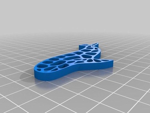 whale keychain accessories 3d print model - Mito3D