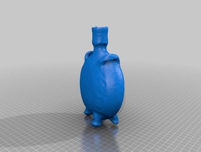 romanian traditional small flask scans replicas 3d print model - Mito3D