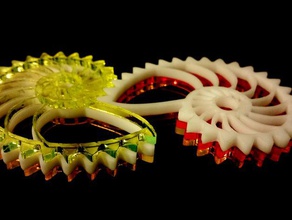 nautilus mudanças acrílico de corte a laser impressão 3d mecânico brinquedos 3d print model - Mito3D
