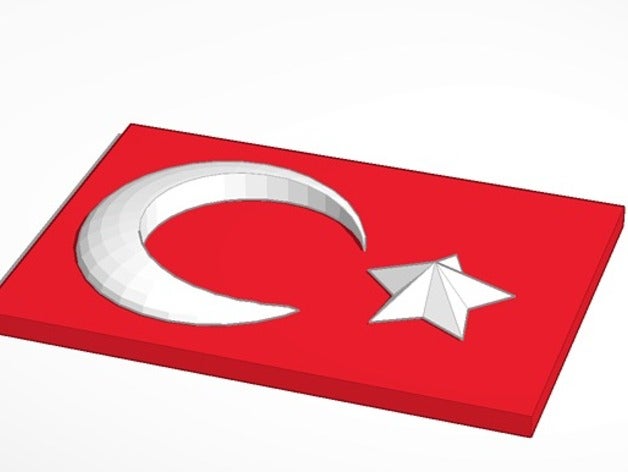 t&uumlrk bayra d'autres atatrk le drapeau mustafa kemal turk trkey de la turquie turc turkiye trkiye turkkiye bayragi 3D print model - Mito3D