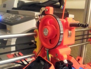 gt2 pulley l3k extruder 3d printer extruders 3d print model - Mito3D
