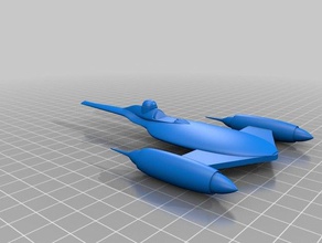 naboo starship 3d impresión 3d print model - Mito3D