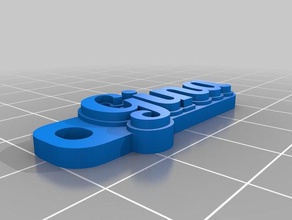 rudy Schlüsselanhänger angepasst 3d print model - Mito3D