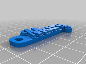 mary chaveiros personalizado 3d print model - Mito3D