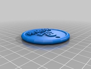 redrum keychain art 3d print model - Mito3D
