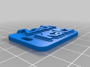 zach katz keychains customized 3d print model - Mito3D