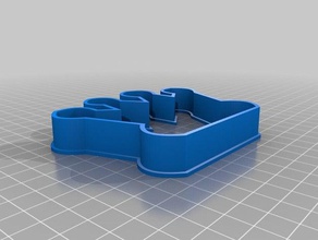 corona cookie cutter 3d stampa 3d print model - Mito3D