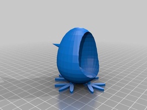doll egg chair interactive art 3d print model - Mito3D