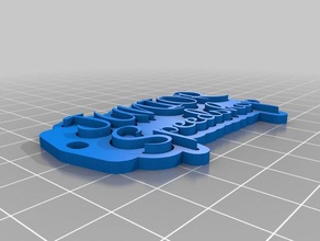 junior Schlüsselanhänger angepasst 3d print model - Mito3D