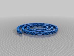 100 link chain 6 mm thick other customized 3d print model - Mito3D