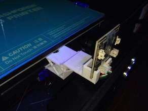 webcam mount flashforge creator pro heated bed 3d printing 3d print model - Mito3D